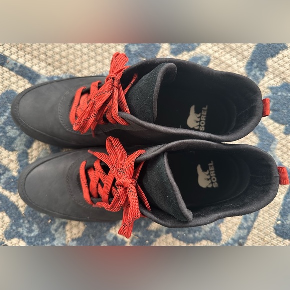 SOREL Evie Sport Lace wedge bootie Black 8.5 - Picture 6 of 9